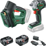 Bosch 18Volt Combo Kit UniversalImpactDrive 18V-35, UniversalPump 18V, Værktøjssæt Grøn/Sort