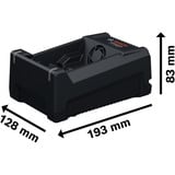 Bosch Batteridrevet slagmomentnøglesæt GDX 18 volt 285 Nm med 2 batterier 5,0 Ah og 31-delers bitsæt i L-BOXX, Værktøjssæt boxed