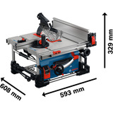 Bosch Bordsav GTS 70-216 Professional, Tabel rundsav Blå/Sølv