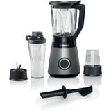 Bosch Serie 4 MMB6177S blender 1,5 L Bordplade blender 1200 W Sort, Sølv, Stander rørmaskine Sølv/Sort, Bordplade blender, 1,5 L, Impulsfunktion, Knusning af is, 1 m, 1200 W