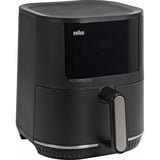 Braun HF5030 Enkelt 6 L Enkeltstående 1700 W Varmluftsteger Sort, Airfryer Sort/Sølv, Varmluftsteger, 6 L, 1,5 kg, 80 °C, 200 °C, Enkelt