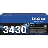 Brother TN-3430 tonerpatron 1 stk Original Sort 3000 Sider, Sort, 1 stk