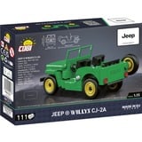 COBI Jeep Willys CJ-2A, Bygge legetøj Grøn