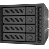 Chieftec CMR-3141SAS drive bay panel Sort, Bageplan Sort, Sort, SECC, 1 blæser(e), 8 cm, 12 Gbit/sek., 146 mm