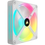 Corsair iCUE LINK QX140 RGB 140 mm PWM blæser, Sag fan Hvid
