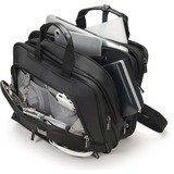 DICOTA Twin PRO taske og etui til notebook 39,6 cm (15.6") Toploader taske Sort, Laptop Sort, Toploader taske, 39,6 cm (15.6"), Ekspanderbar, 1,52 kg
