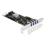 DeLOCK PCIe x4 til 4x ekst. USB 3.2 Gen 1 Quad Channel, USB-controlleren 