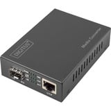 Digitus 10 Gigabit mediekonverter, Media Converter Sort