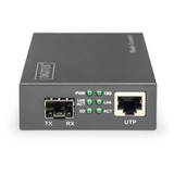Digitus 10 Gigabit mediekonverter, Media Converter Sort