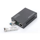 Digitus 10 Gigabit mediekonverter, Media Converter Sort