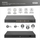 Digitus 24-ports Gigabit DN-95348-2 PoE, Switch 