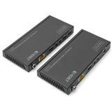 Digitus 4K HDBaseT HDMI KVM Extender Sæt, HDMI-udvidelse forlænger Sort