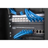 Digitus DN-10-ORG-1-2U-B tilbehør til rack Kabelbakkepanel, Kabelføring Sort, Kabelbakkepanel, Sort, Stål, 0.5U, Tyrkiet, 25,4 cm (10")