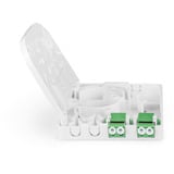 Digitus FTTH kabinet med 2x LC/APC DX kobling, Boliger Hvid