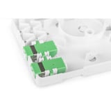 Digitus FTTH kabinet med 2x LC/APC DX kobling, Boliger Hvid