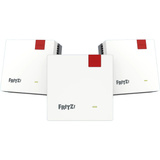 FRITZ! Set 1700 3-pak, Repeater Hvid/grå, Mesh Set 20003133, Hvid, Intern, Dual-band (2,4 GHz / 5 GHz), Wi-Fi 7 (802.11be), 3600 Mbit/s, 802.11a, 802.11g, Wi-Fi 4 (802.11n), Wi-Fi 5 (802.11ac), Wi-Fi 6 (802.11ax), Wi-Fi 7 (802.11be)