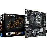 GIGABYTE B760M H V2, Bundkort Sort