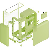 HYTE X50, Towerkabinet lysegrøn