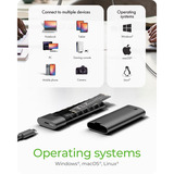 ICY BOX 61173, Drev kabinet Sort