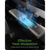 ICY BOX Spade Case 1806, Drev kabinet Sort