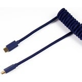 Keychron CAB-L USB-kabel 1,3 m USB4 Gen 3x2 USB C Grå Blå, 1,3 m, USB C, USB C, USB4 Gen 3x2, Grå