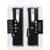 Kingston FURY FURY Beast 32 GB 5600 MT/s DDR5 CL36 DIMM (sæt med 2) RGB, Hukommelse Sort, 32 GB, 2 x 16 GB, DDR5, 288-pin DIMM