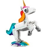 LEGO Creator 3-in-1 Magisk enhjørning, Bygge legetøj Byggesæt, 7 År, Plast, 145 stk, 215 g