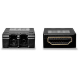Lindy LWL HDMI 2.0 Extender, HDMI-udvidelse forlænger Sort