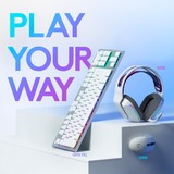 Logitech G305 mus Højre hånd RF trådløs + Bluetooth Optisk 12000 dpi, Gaming mus Hvid, Højre hånd, Optisk, RF trådløs + Bluetooth, 12000 dpi, 400 fps, Hvid
