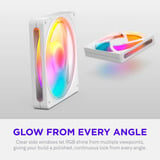 NZXT F140 RGB, Sag fan Hvid