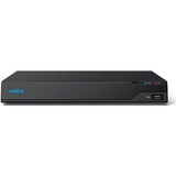 Reolink NVS16 Sort Netværk Videooptagere (NVR), Netværk video recorder Sort, 16 kanaler, 3840 x 2160 pixel, 4 kanaler, 720p, 1080p, 3840x2160, 1920x1080, 1280x1024, 1280x720, 1024x768, 20 bruger(e)