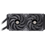 Thermaltake Toughliquid 240 ARGB Processor Alt-i-en væskekøler Sort 1 stk, Vandkøling Sort, Alt-i-en væskekøler, 58,35 kubikfod/min., Sort