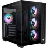 Thermaltake View 380 TG ARGB, Towerkabinet Sort