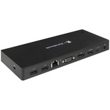 Toshiba Dynabook USB-C Dock renoveret, Docking station Sort