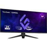 ViewSonic VX Series VX3480-2K-PRO computerskærm 86,4 cm (34") 3440 x 1440 pixel UltraWide Quad HD LED Sort, Gaming Skærm Sort, 86,4 cm (34"), 3440 x 1440 pixel, UltraWide Quad HD, LED, 1 ms, Sort