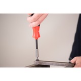 Wiha Skruetrækker med bitmagasin LiftUp 25, 1/4" Sort/Rød