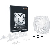 be quiet! Silent Wings 4 PWM high-speed 120x120x25, Sag fan Hvid