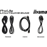 iiyama Offentlig visning Sort (mat)