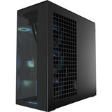 ARCTIC Xtender VG Black (Tinted Glass) Midi Tower Sort, Towerkabinet Sort (mat), Midi Tower, PC, Sort, EATX, Metal, Hærdet glas, Spil