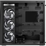 ARCTIC Xtender VG (Black) Midi Tower Sort, Towerkabinet Sort (mat), Midi Tower, PC, Sort, EATX, Metal, Hærdet glas, Spil