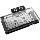 Alphacool Core RX 9070 XT Swift + Quicksilver, Vandkøling gennemsigtig/Chrome