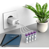 Ansmann 1311-0028, Batteri Hvid/Violet