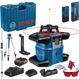 Bosch GRL 600 CHV Rotationsniveau 60 m 630-650 nm, Roterende laser Blå, 60 m, 1,5 mm/m, 8,5°, 600 m, 600 rpm, Horisontal/vertikal