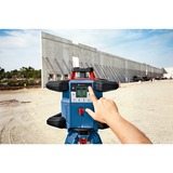 Bosch GRL 600 CHV Rotationsniveau 60 m 630-650 nm, Roterende laser Blå, 60 m, 1,5 mm/m, 8,5°, 600 m, 600 rpm, Horisontal/vertikal