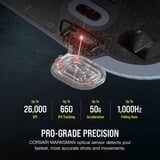 Corsair CH-931D010-EU, Gaming mus Sort