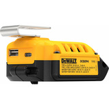 DEWALT Kombi-oplader DCB094K, med powerbank-funktion Sort/Gul