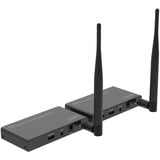 Digitus DS-55346, HDMI-udvidelse forlænger Sort
