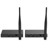 Digitus DS-55346, HDMI-udvidelse forlænger Sort