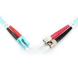 Digitus LWL patchkabel, duplex, LC > ST stik, multimode OM3 Turkis