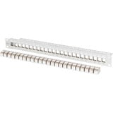 Digitus Modulært patchpanel, 24 porte, udstyret med 24x DN-93615, Patch Panel grå